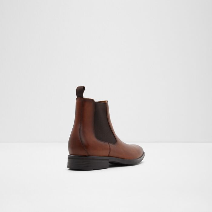 Botas em pele cognac - CHAMBERS