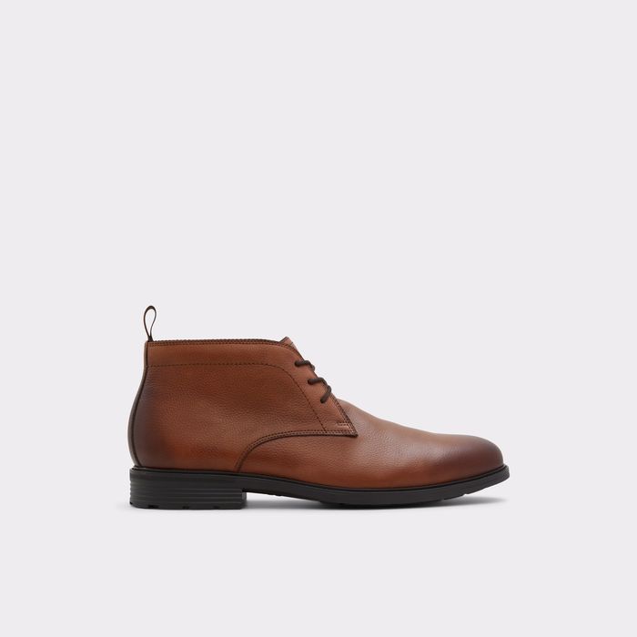 Botas em pele cognac - CHARLEROI