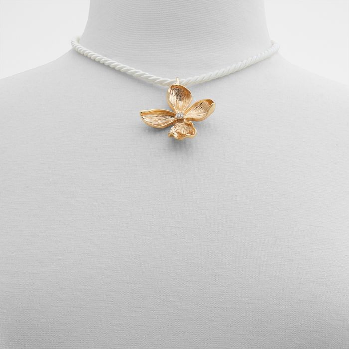 Collar en blanco y oro - CHICADELLICC