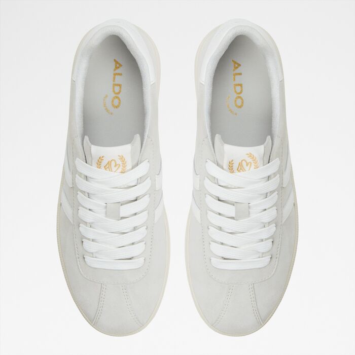 Zapatillas planas en piel gris - CHICSNEAKER