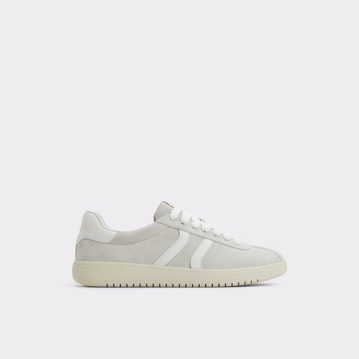 Zapatillas planas en piel gris - CHICSNEAKER