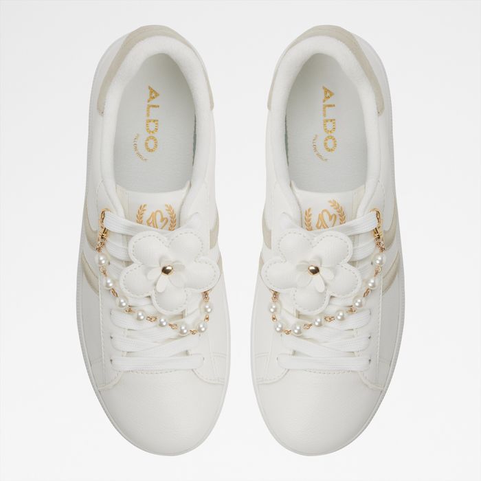 Zapatillas planas en blanco - CHICSNEAKER2