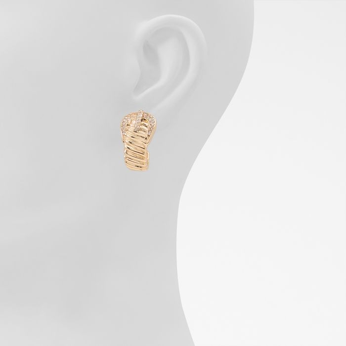 Pendientes cortos en oro - CINTURA