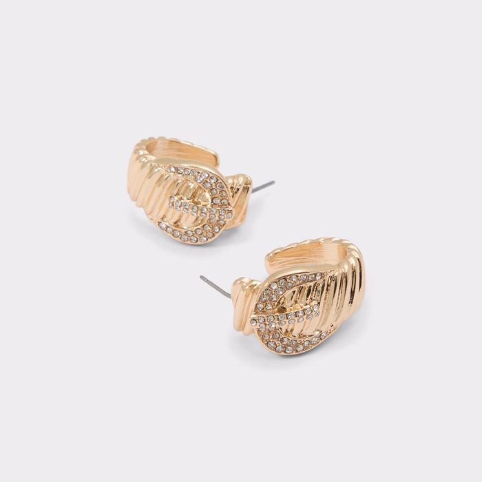 Pendientes cortos en oro - CINTURA