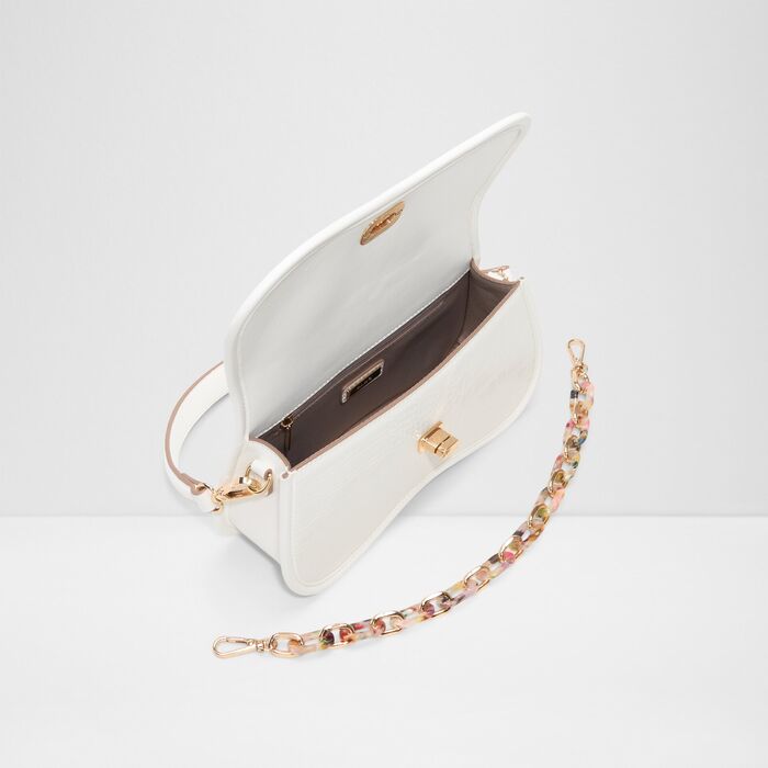 Mala de ombro em branco - CLAPPERTON