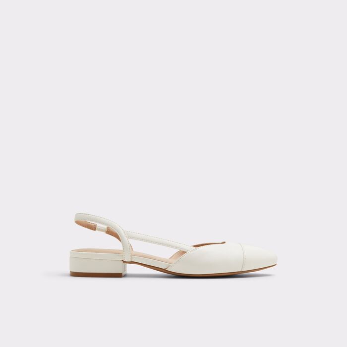 Zapatos de salón planos en blanco - CLEMENTINNE