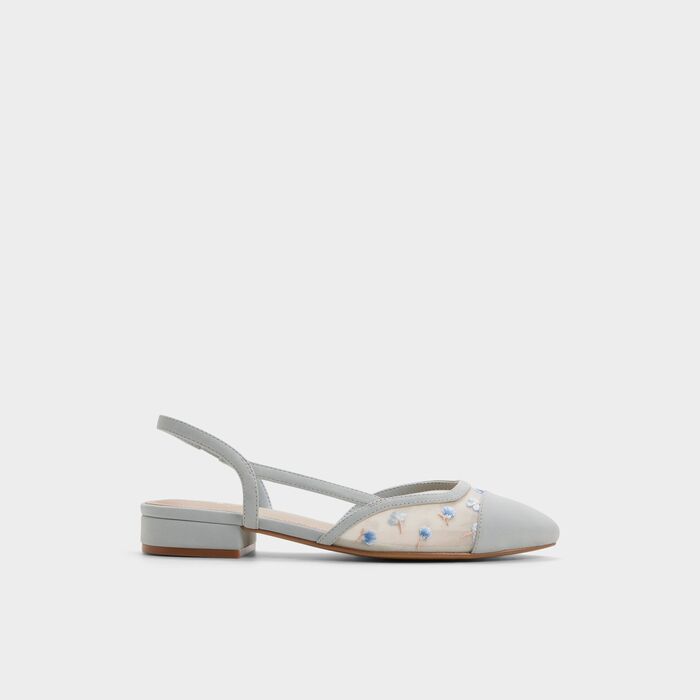Zapatos de salón planos en azul - CLEMENTINNE