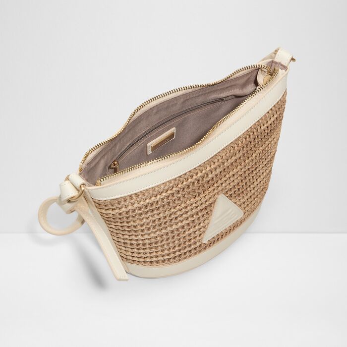 Bolso de hombro en beige - CONTANY