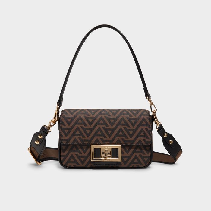 Bolso de hombro en marrón - COPPELIA