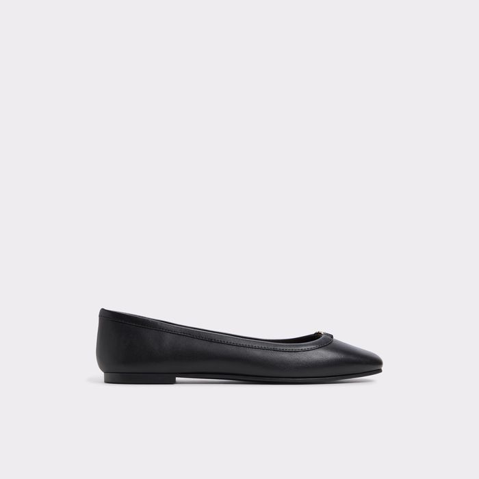 Sapatos rasas em pele preto - CORINTHIE