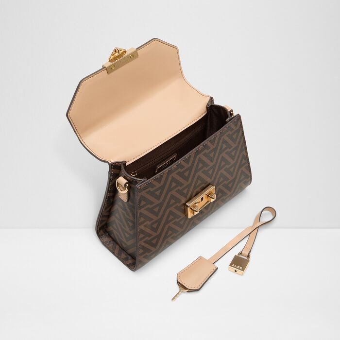Bolso de mano en marrón - CRELLITA
