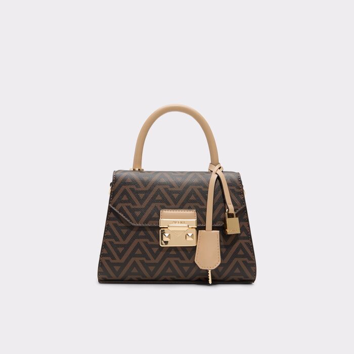 Bolso de mano en marrón - CRELLITA