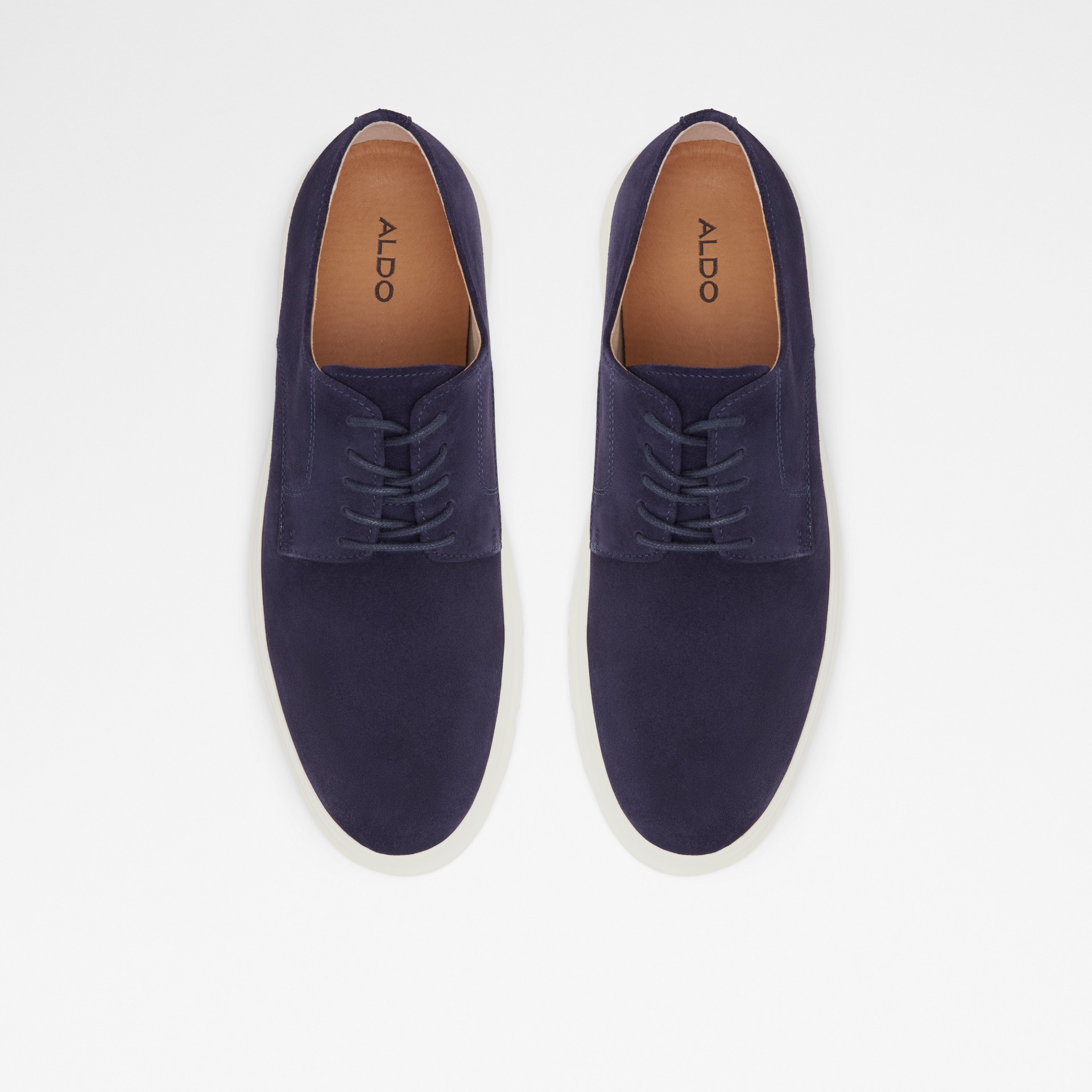 Sapatos para homem em pele em azul marinho CRUKON | ALDO Shoes Portugal