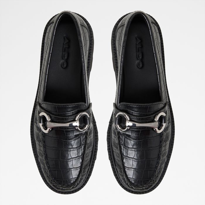 Mocasines planos en negro - DANROSE