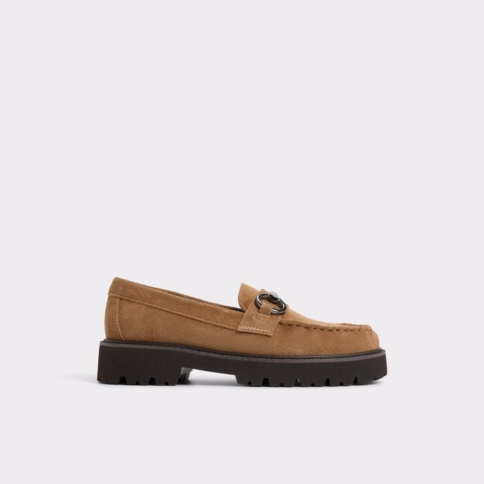 Mocasines planos en piel coñac - DANROSE