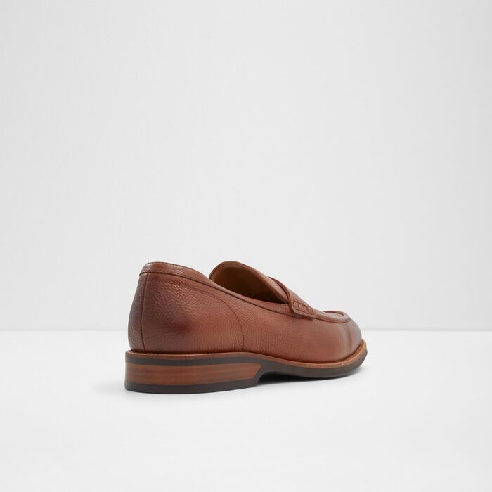 Mocassins em pele cognac - DARIUS