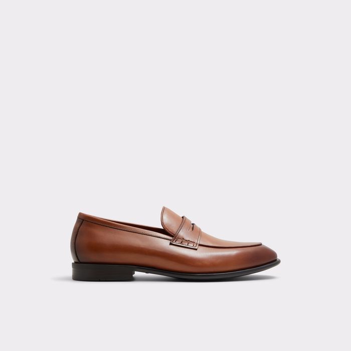 Mocassins em pele cognac - DARRIS