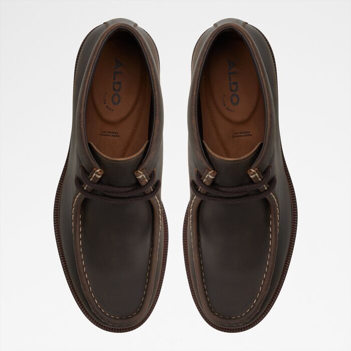 Botas em pele castanho - DAVIE