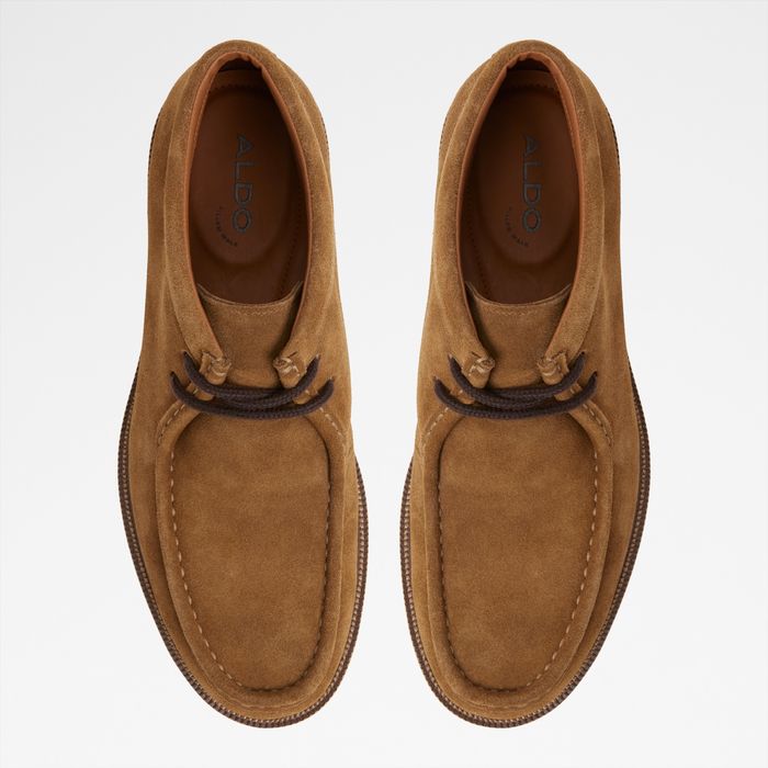 Botas em pele cognac - DAVIE