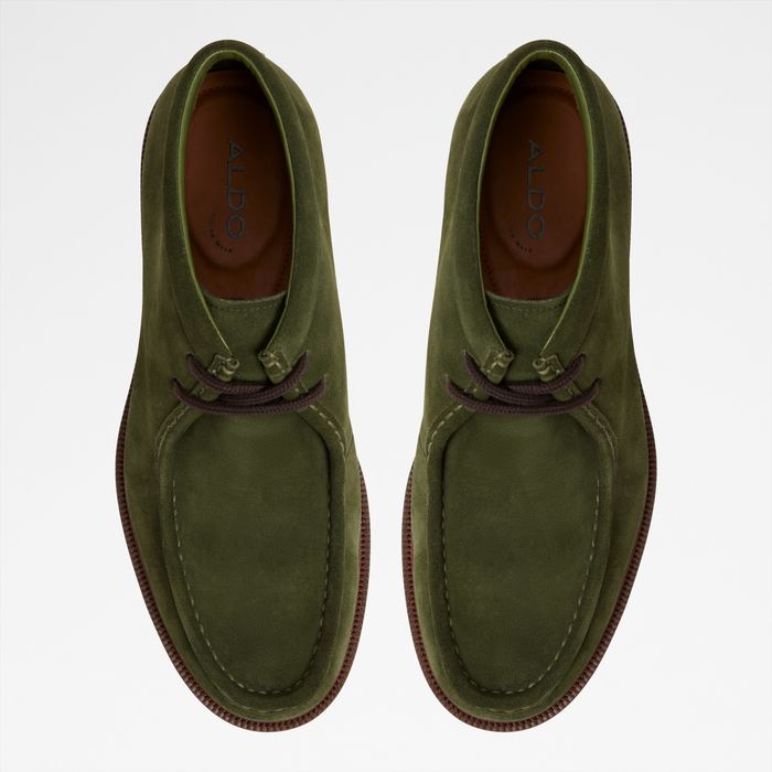 Botas em pele verde - DAVIE