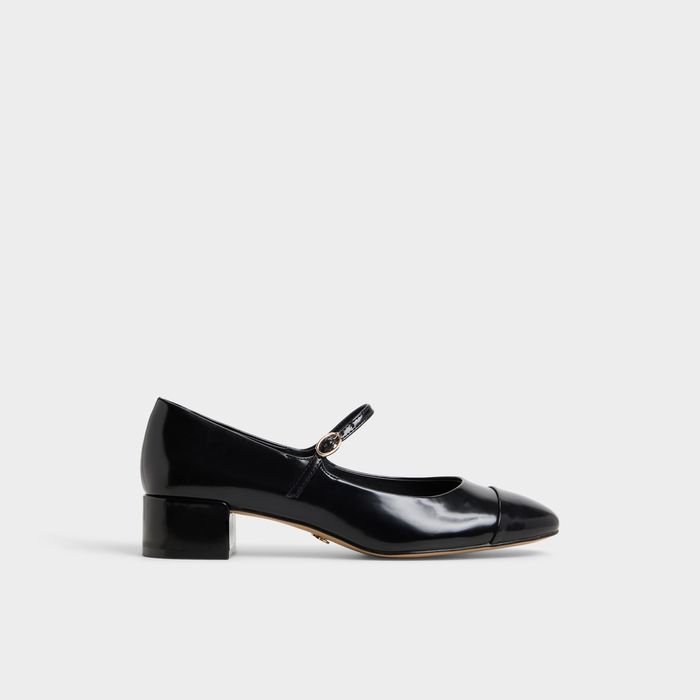 Sapatos em preto, salto em bloco - DECIMA