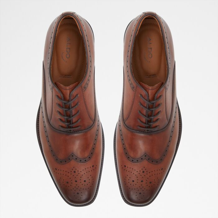 Sapatos clássicos em pele cognac - DONALD