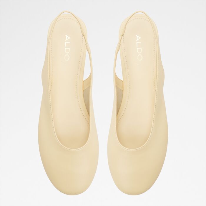 Sapatos rasos em pele amarelo - DROPWAVE