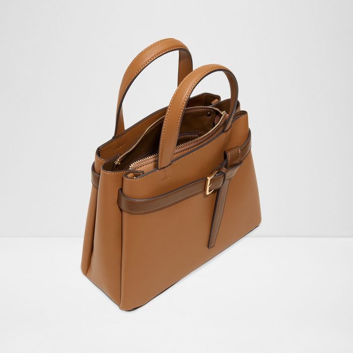 Bolso de mano en coñac - EBAECLYA
