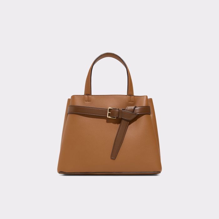 Bolso de mano en coñac - EBAECLYA