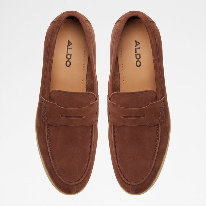 Mocassins em pele cognac - ECKO