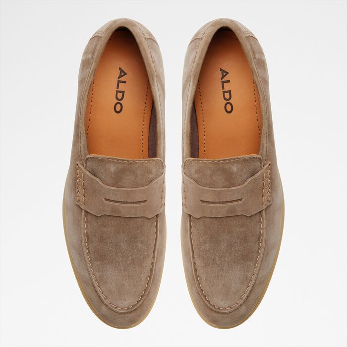 Mocasines en piel beige - ECKO
