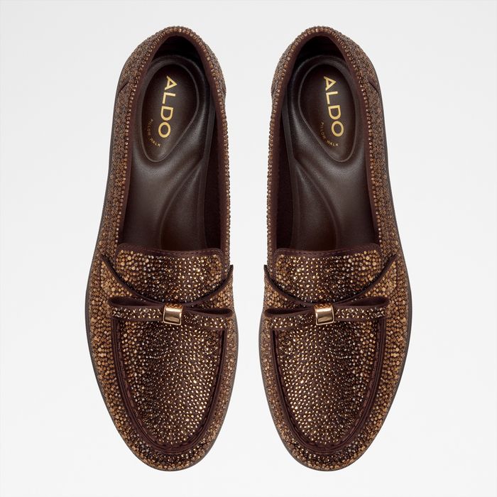 Mocasines planos en marrón - ELIZIE