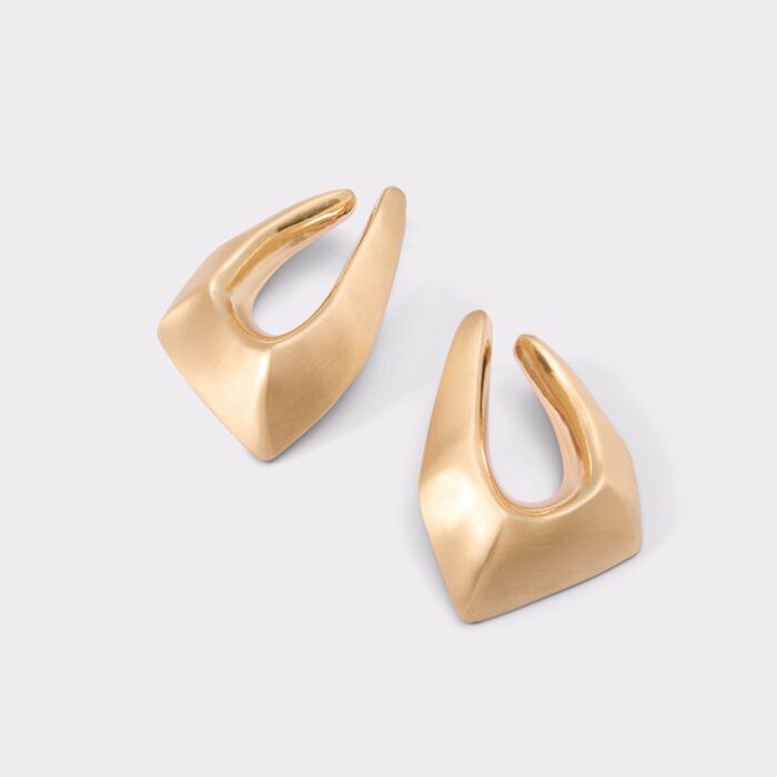 Pendientes largos en oro - ELLABELLA