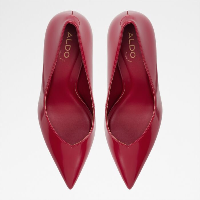 Sapatos em vermelho, salto fino - ELLENA