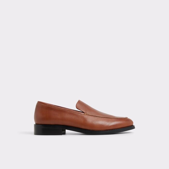 Mocasines en piel coñac - FABIO