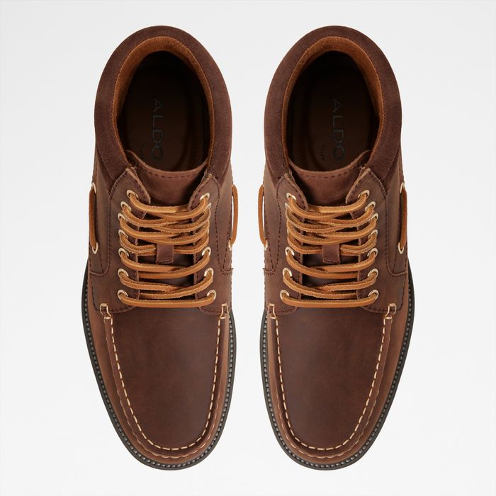Botas em pele castanho - FARRELL