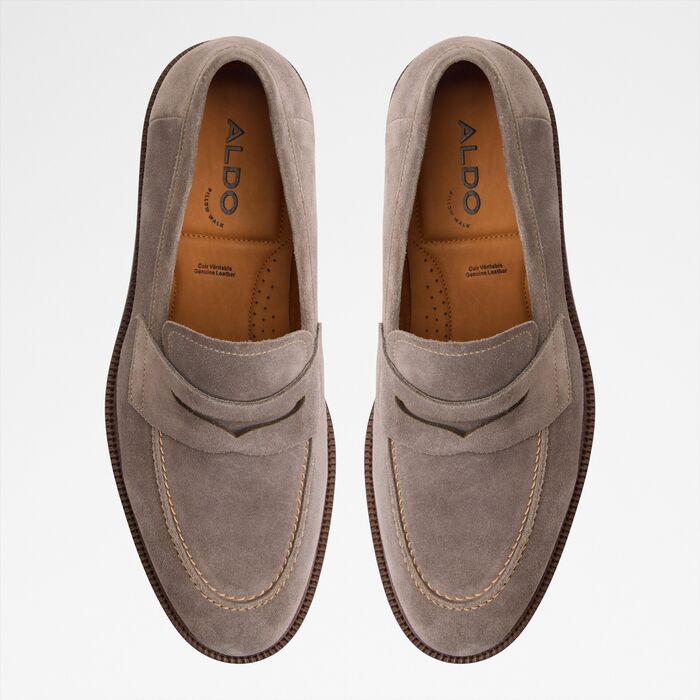 Mocassins em pele bege - FENSON