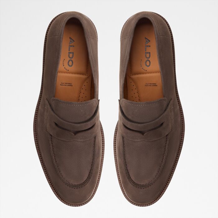 Mocassins em pele castanho - FENSON