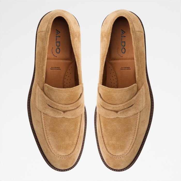 Mocassins em pele bege - FENSON