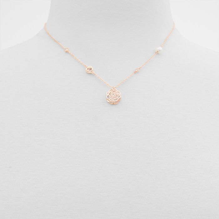 Collar en oro rosa - FLEURIE