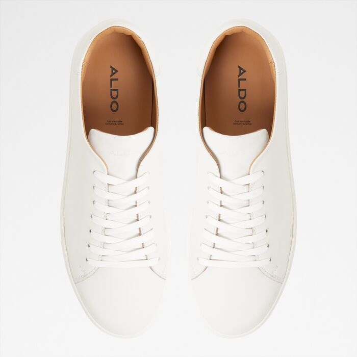 Zapatillas en piel blanco - FONZO