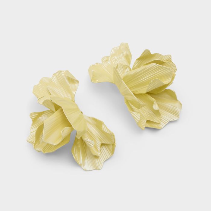 Pendientes largos en amarillo - FRANGINA