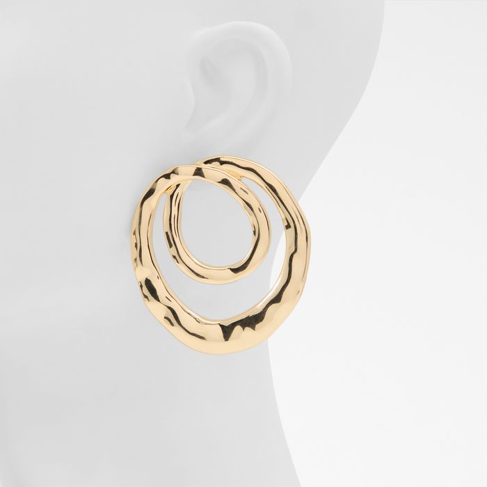 Pendientes largos en oro - GLEEMA