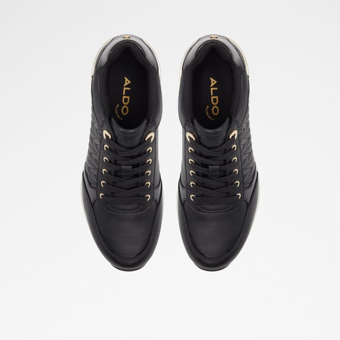 Zapatillas de cuña en negro - GRADSKIY