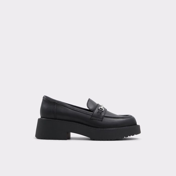 Mocassins rasos em preto - GRUNDGENS