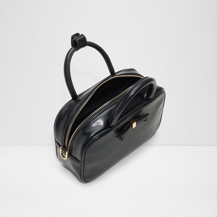 Bolso de mano en negro - HALIEY