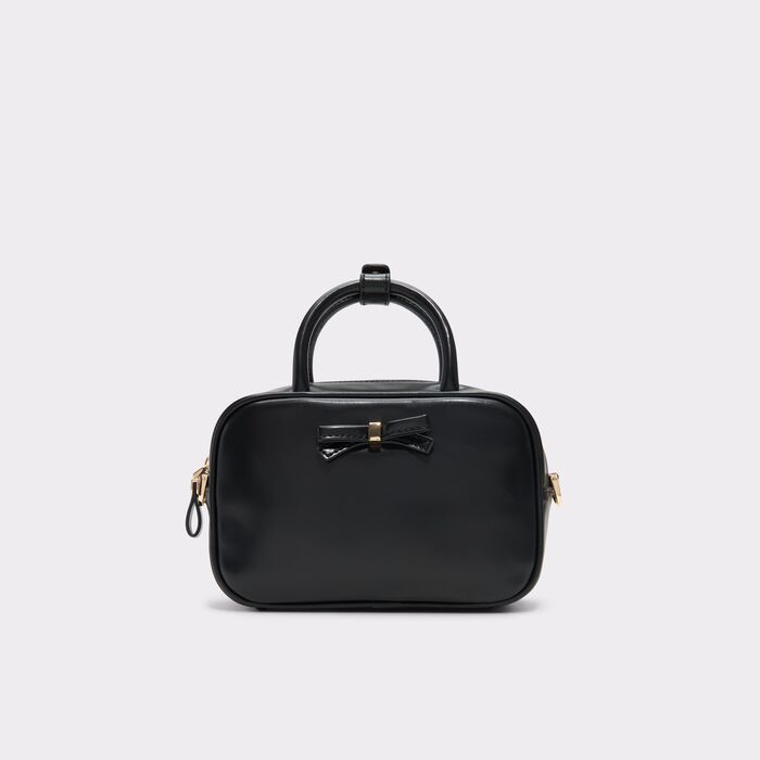 Bolso de mano en negro - HALIEY