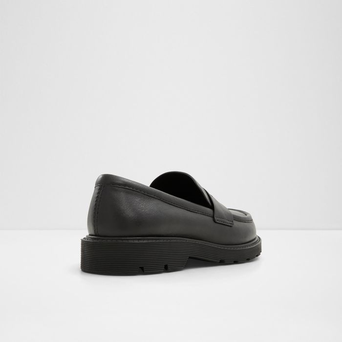 Mocasines planos en piel negro - HARMONYX