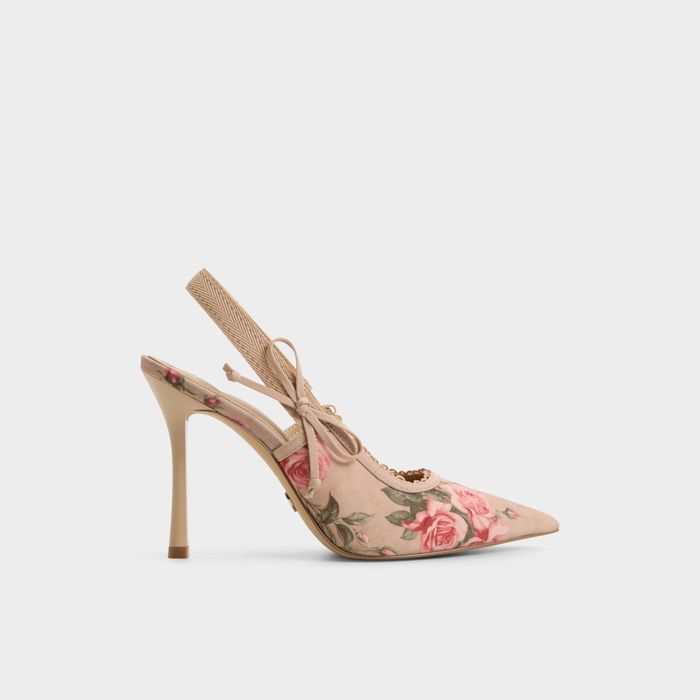 Zapatos de salón en beige, tacón de aguja - HENNIE