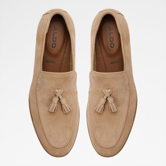 Mocasines en piel beige - HOLLOW